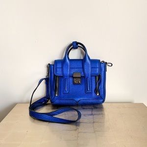 3.1 Phillip Lim Pashli Mini handbag Metallic Blue